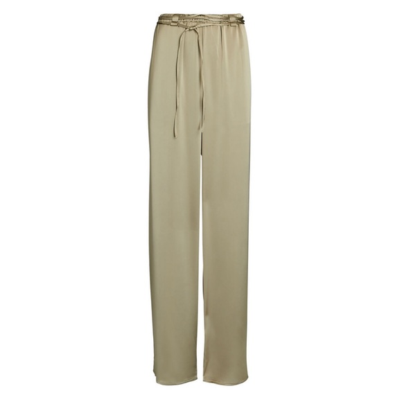 LAPOINTE Drawstring Satin Wide Leg Pants - Picture 6 of 12
